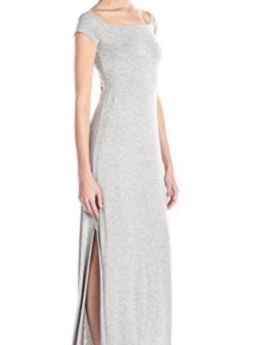 Bailey 44 Cap-Sleeve Maxi Dress with Side Slits
